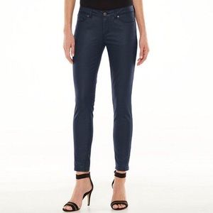 Donated NWOT LC Navy Coated Skinny